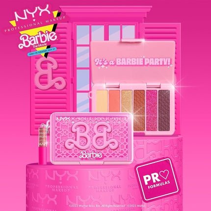 NYX PROFESSIONAL MAKEUP BARBIE Mini Eye Palette - It's a BARBIE Party - Maison des fragrances