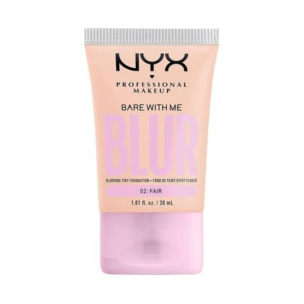 NYX PROFESSIONAL MAKEUP Bare With Me Blur Skin Tint Foundation with Matcha, Glycerin & Niacinamide - Fair - Maison des fragrances