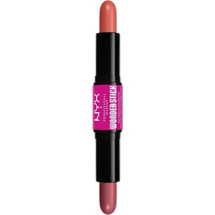 NYX Professional Makeup Blush with Hyaluronic Acid Blendable Texture Vegan Wonder Stick Honey Orange and Rose 02 Honey Orange and Rose - Maison des fragrances
