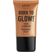NYX Professional Makeup Born to Glow Liquid Illuminator Pure Gold 03 - Liquid Shimmer Highlighter and Foundation Base with Vegan Formula - Maison des fragrances