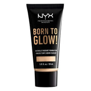 NYX PROFESSIONAL MAKEUP Born To Glow Naturally Radiant Foundation Medium Coverage 1.01 Fl Oz Pale - Maison des fragrances