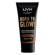 NYX PROFESSIONAL MAKEUP Born To Glow Naturally Radiant Foundation Medium Coverage Deep Rich 1.01 Fl Oz - Maison des fragrances