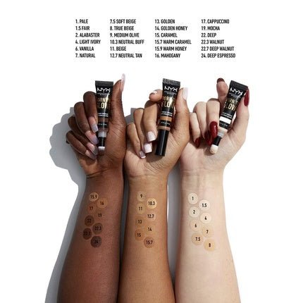 NYX Professional Makeup Born To Glow Radiant Concealer Medium Coverage Alabaster 02 - Maison des fragrances