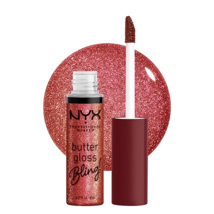 NYX PROFESSIONAL MAKEUP Butter Gloss Bling Lip Gloss Non Sticky and Shiny Vegan Lip Makeup Big Spender - Maison des fragrances
