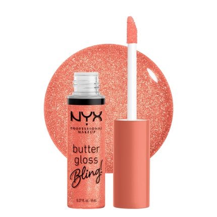 NYX PROFESSIONAL MAKEUP Butter Gloss Bling Lip Gloss Non Sticky and Shiny Vegan Lip Makeup Dripped Out - Maison des fragrances