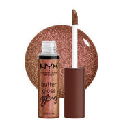 NYX PROFESSIONAL MAKEUP Butter Gloss Bling Lip Gloss Non Sticky and Shiny Vegan Lip Makeup Hustla - Maison des fragrances