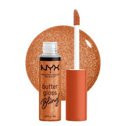 NYX PROFESSIONAL MAKEUP Butter Gloss Bling Lip Gloss Non Sticky and Shiny Vegan Lip Makeup Pricey - Maison des fragrances