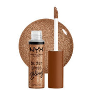 NYX PROFESSIONAL MAKEUP Butter Gloss Bling Lip Gloss Non Sticky and Shiny Vegan Lip Makeup Shimmer Down - Maison des fragrances