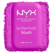 NYX PROFESSIONAL MAKEUP Buttermelt Powder Blush Fade and Transfer - Resistant Blush Vegan Formula All The Butta 12 0.17 Ounce - Maison des fragrances