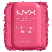 NYX PROFESSIONAL MAKEUP Buttermelt Powder Blush Fade and Transfer - Resistant Blush Vegan Formula Getting Butta 08 0.17 Ounce - Maison des fragrances