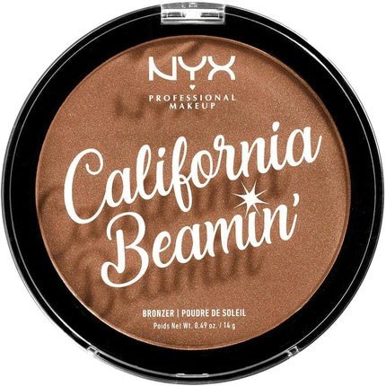 NYX Professional Makeup California Beamin' Face and Body Bronzer Shimmery Pressed Powder 14g Sunset Vibes - Maison des fragrances