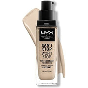 NYX Professional Makeup Can't Stop Won't Stop Full Coverage Foundation Vegan Formula Matte Finish Fair 01.5 - Maison des fragrances