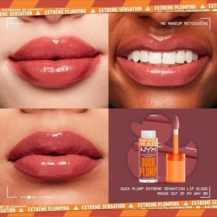 NYX Professional Makeup Duck Plump Lip Plumping Gloss 08 Mauve Out My Way - Maison des fragrances