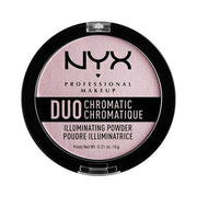 NYX Professional Makeup Duo Chromatic Illuminating Powder Lavender Steel - Maison des fragrances
