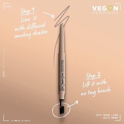 NYX Professional Makeup Epic Smoke Liner Vegan Smokey Eyeliner White Smoke - Maison des fragrances