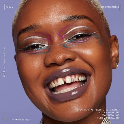 NYX Professional Makeup Epic Wear Metallic Liquid Eyeliner - Fuschia Metal - Maison des fragrances