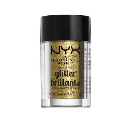 NYX Professional Makeup Face & Body Glitter Gold 0.08oz - Maison des fragrances