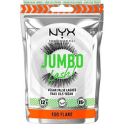 NYX Professional Makeup False Lashes Jumbo Lash! Ego Flare 05 - Vegan - Invisible Bands - Long - lasting 12h Wear - Maison des fragrances