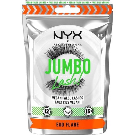 NYX Professional Makeup False Lashes Jumbo Lash! Ego Flare 05 - Vegan - Invisible Bands - Long - lasting 12h Wear - Maison des fragrances