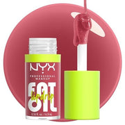 NYX PROFESSIONAL MAKEUP Fat Oil Lip Drip Moisturizing Shiny Vegan Tinted Lip Gloss Chillin Like a Villain Pale Dusty Rose 0.16 Fl Oz - Maison des fragrances