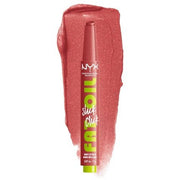 NYX Professional Makeup Fat Oil Slick Click Lightweight Buildable Pigmented Vegan Lip Balm 03 No Filter Needed - Maison des fragrances