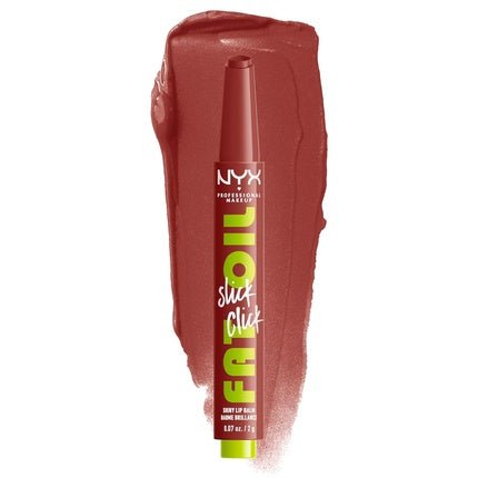 NYX PROFESSIONAL MAKEUP Fat Oil Slick Click Lightweight Buildable Pigmented Vegan Lip Balm Going Viral 04 - Maison des fragrances