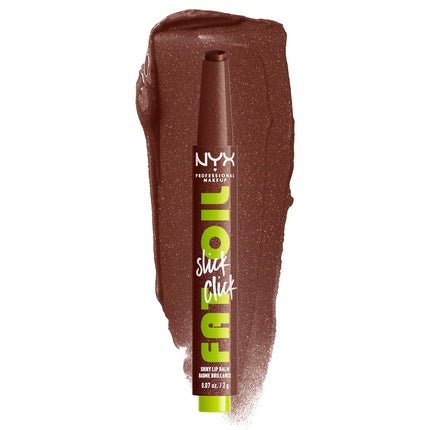 NYX Professional Makeup Fat Oil Slick Click Lightweight Buildable Pigmented Vegan Lip Balm Trending Topic 12 - Maison des fragrances