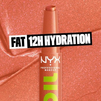 NYX Professional Makeup Fat Oil Slick Click Lightweight Buildable Pigmented Vegan Lip Balm Trending Topic 12 - Maison des fragrances