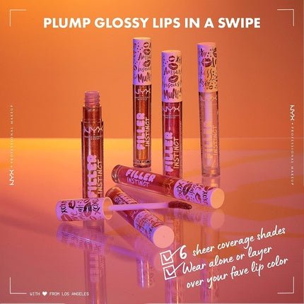 Nyx Professional Makeup Filler Instinct Plumping Lip Gloss 2.5ml Copper Gold - Maison des fragrances