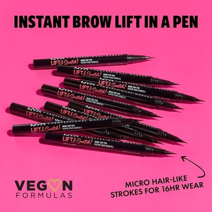 NYX Professional Makeup Lift & Snatch Eyebrow Tint Pen Soft Brown 1 Count - Maison des fragrances