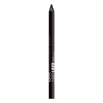 NYX PROFESSIONAL MAKEUP Line Loud Lip Liner with Jojoba Oil and Vitamin E - Evil Genius 18 Black - Maison des fragrances