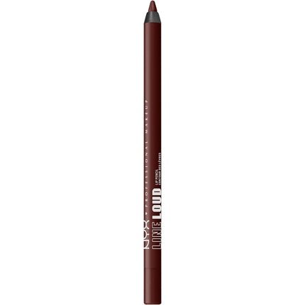NYX Professional Makeup Line Loud Lip Pencil Waterproof Infused with Jojoba Oil Smooth Comfy Lips Soft Matte Finish Vegan Formula 34 Make a Statement - Maison des fragrances