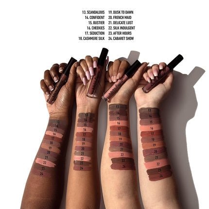 NYX Professional Makeup Lip Lingerie Matte Liquid Lipstick Bustier Dusty Mauve 0.13 Fl Oz - Maison des fragrances