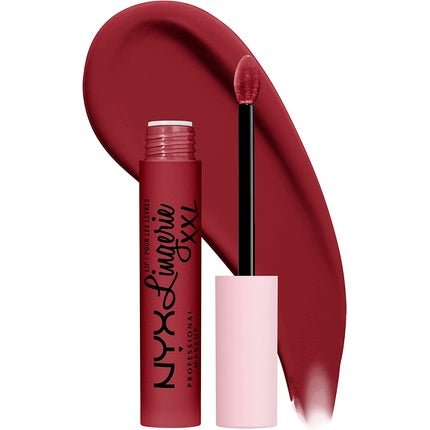 NYX Professional Makeup Lip Lingerie XXL Long Lasting Matte Liquid Lipstick Vegan Formula 23 It's Hotter - Maison des fragrances
