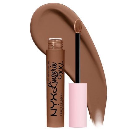 NYX PROFESSIONAL MAKEUP Lip Lingerie XXL Matte Liquid Lipstick Hot Caramelo 0.13 Fl Oz - Maison des fragrances