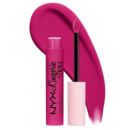 NYX Professional Makeup Lip Lingerie XXL Matte Liquid Lipstick Pink Hit 0.13 Fl Oz - Maison des fragrances