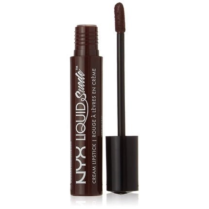 NYX Professional Makeup Liquid Suede Cream Lipstick Club Hopper Brown with Reddish Undertone 0.13 fl oz - Maison des fragrances