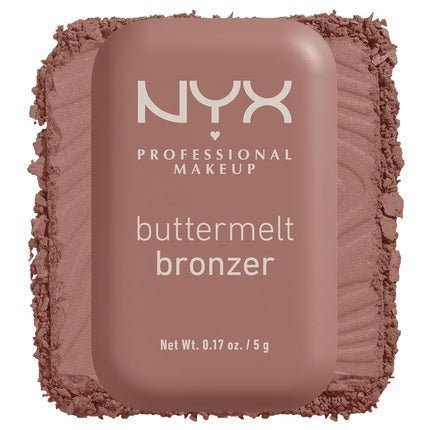 NYX PROFESSIONAL MAKEUP Matte Buttermelt Bronzer Longwear Face Makeup Vegan Formula All Butta'd Up 02 0.17 Ounce - Maison des fragrances