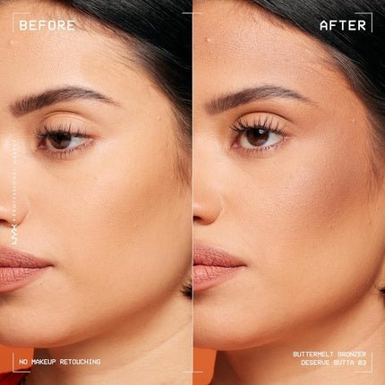 NYX PROFESSIONAL MAKEUP Matte Buttermelt Bronzer Longwear Face Makeup Vegan Formula Deserve Butta 03 0.17 Ounce - Maison des fragrances