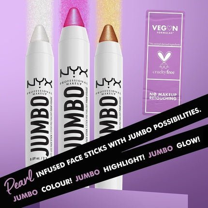 NYX Professional Makeup Multi - Use Highlighter Stick with Jojoba Oil 2.7g Shade Apple Pie - Maison des fragrances