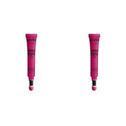 NYX PROFESSIONAL MAKEUP Powder Puff Lippie Lip Cream Liquid Lipstick Teenage Dream Hot Pink 0.40 Fl Oz - Pack of 2 - Maison des fragrances