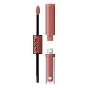 NYX Professional Makeup Shine Loud Long - Lasting Liquid Lipstick with Clear Lip Gloss Magic Maker 05 Dusty Nude Mauve - Maison des fragrances