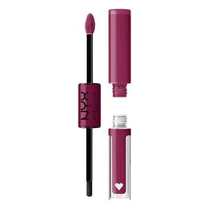 NYX Professional Makeup Shine Loud Long - Lasting Liquid Lipstick with Clear Lip Gloss Perfect Berry - Maison des fragrances