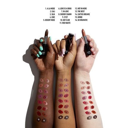 NYX PROFESSIONAL MAKEUP Shout Loud Satin Lipstick Infused With Shea Butter - Plum Brown 1 Count - Maison des fragrances