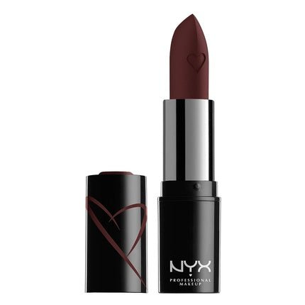NYX PROFESSIONAL MAKEUP Shout Loud Satin Lipstick Infused With Shea Butter - Plum Brown 1 Count - Maison des fragrances