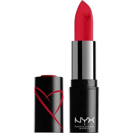NYX Professional Makeup Shout Loud Satin Lipstick Red Haute - Maison des fragrances