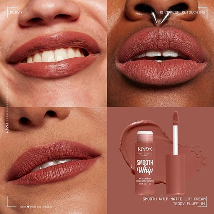 NYX Professional Makeup Smooth Whip Matte Lip Cream Teddy Fluff 4ml - Maison des fragrances