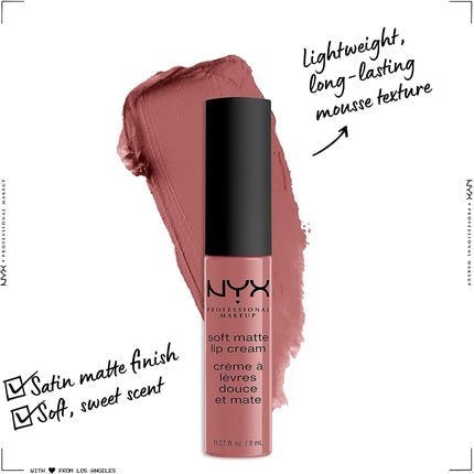 NYX Professional Makeup Soft Matte Lip Cream Toulouse 38 - Maison des fragrances