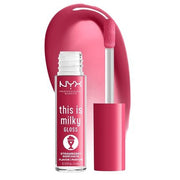 NYX Professional Makeup This Is Milky Gloss 12 Hour Hydration Vegan Strawberry Horchata Lip Gloss Mauve Pink - Maison des fragrances