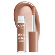 NYX PROFESSIONAL MAKEUP This Is Milky Gloss Vegan Lip Gloss 12 Hour Hydration Cookies & Milk Cool Beige Nude 0.13 Fl Oz - Maison des fragrances